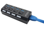 Splitter hub usb port splitter 4x usb 3.0