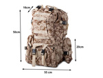 Supervivencia táctica mochila militar 48,5l