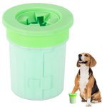 Vaso de silicona para limpiar patas de perro pequeño