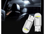 W5w t10 white cristalic led car light 2 pcs component